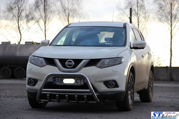 Кенгурятник WT003 (нерж) для Nissan X-trail T32/Rogue 2014-2021 гг | Зображення 2