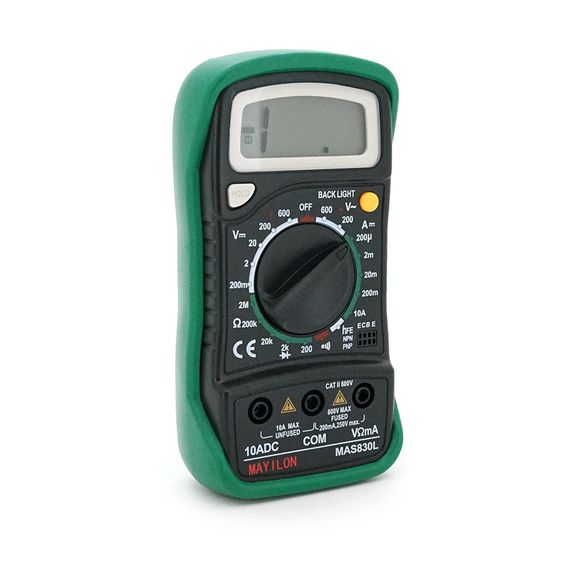Мультиметр Mayilon MAS-830L, вимірювання: V, A, R | Зображення 2