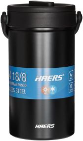 Харчовий термоконтейнер Haers HR-2300-17 2.3l Black