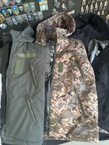 Куртка зимова SoftShel V&T олива