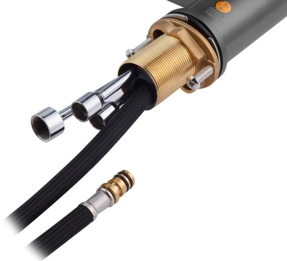 Змішувач для кухні з висувним виливом Kroner KRP Graz - GRP030-T (CV031336) | Зображення 3