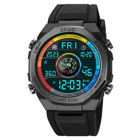 Skmei 2209CLBK Colorful-Black  STOPPED | Зображення 1