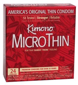 Упаковка презервативів 24шт Kimono MicroThin