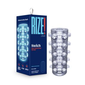 Мастурбатор Blush Rize – Swich Glow in the Dark Masturbator Clear, двосторонній, світиться в темряві Sex Aura