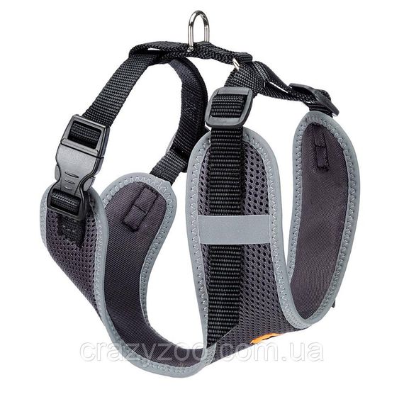 Шлея для собак Ferplast Nikita P S нейлонова сіра А: 24-31 см В: 30-41 см 1.5 см 75468717