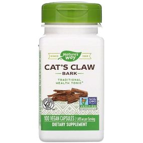 Котячий кіготь Nature's Way Cat's Claw Bark 1455 mg 100 Veg Caps NWY11450