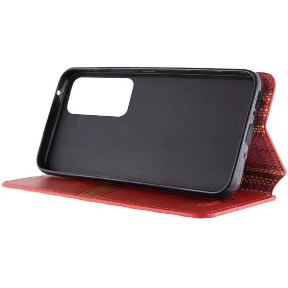 Шкіряний чохол-книжка GETMAN Cubic (PU) для Samsung Galaxy M35 5G Червоний | Зображення 5
