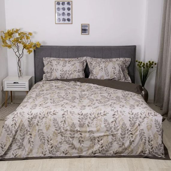 Постільна білизна двоспальне Viluta Варена бавовна Wash Printed W 07-2 175х210 см