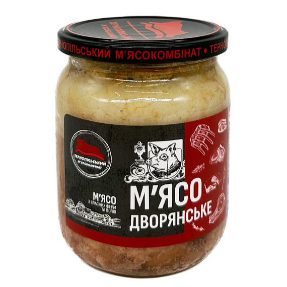 М'ясо «Дворянське» Тернопільський м'ясокомбінат 500 г