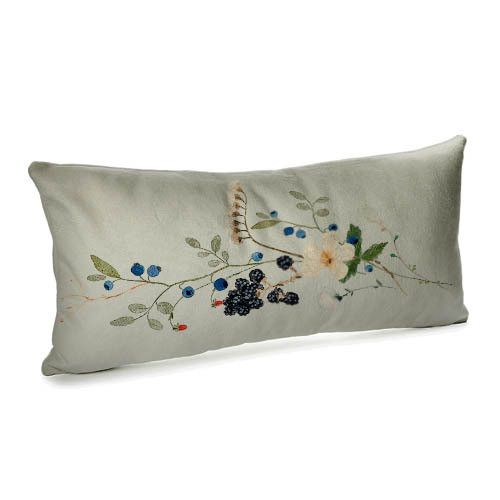 Подушка для дивана бархатная Ежевика 50x24 см (52BP_23M010)