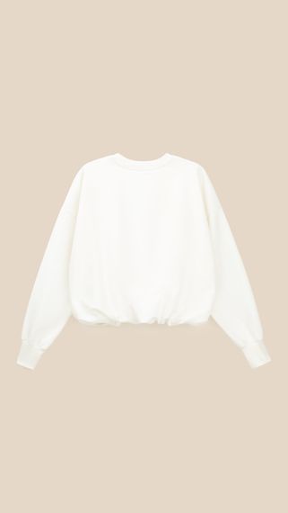 Світшот з принтом жіночий LAWA P-WT02311 XS Молочний shop (2000999539466) | Зображення 3