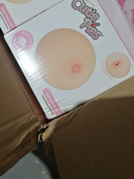 Мастурбатор-груди Cutie Pies Hannah's Handful - Pussy & Boob (м'ята упаковка!!!) | Зображення 1