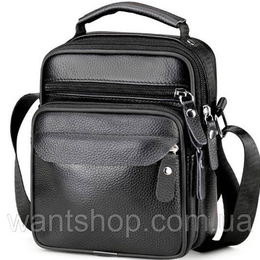 Чоловіча шкіряна сумка-барсетка через плече Bexhill TM-76596