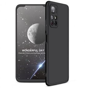 Чохол GKK 360 градусів для Xiaomi Redmi Note 11 5G / Poco M4 Pro 5G колір Чорний