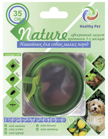 Противопаразитарный ошейник для собак Healthy Pet Nature зеленый 35 см 203016
