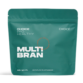 ДД MULTI BRAN – мікс різних видів клітковини з зерен, насіння, рослин, фруктів і ягід 300гр.