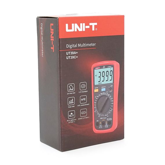 Мультиметр UNI-T UT39C+ Вимірювання: V, A, R, F, C, hFE | Зображення 3