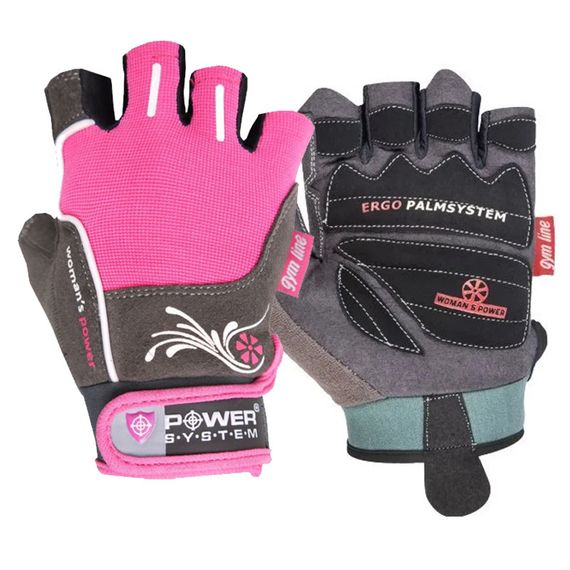 Рукавички для фітнесу Power System PS-2570 Woman’s Power жіночі Pink XS | Зображення 1