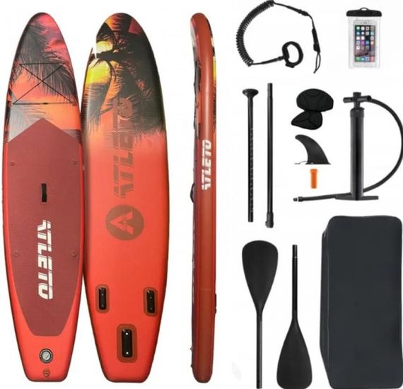 Сапборд SUP-доска Atleto Miame 320 см надувная для плавания с сиденьем и веслом 42400967 | Зображення 2