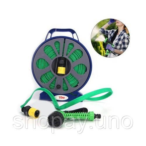 Гнучкий поливальний шланг Garden Hose 10 м • Розтяжний шланг для саду, городу та дачі з універсальним підключенням