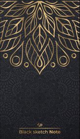 Скетчбук 4Profi с чёрными страницами "Black sketch note" mehndi, 64 листа A5 904846