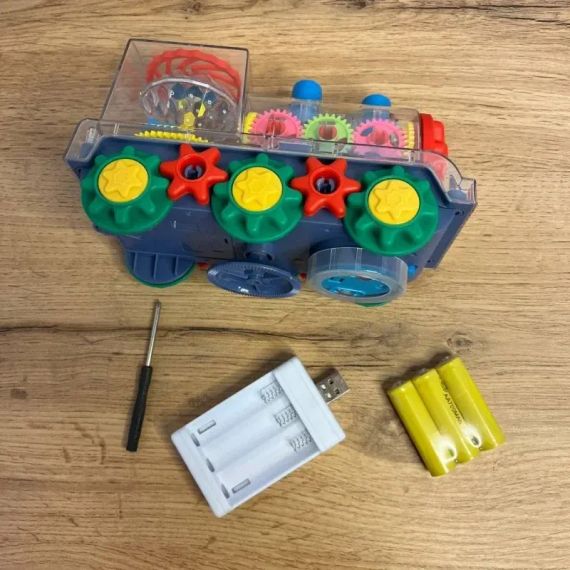 Дитячий інтерактивний прозорий поїзд зі світлом, музикою та поворотом на 360° | Зображення 3