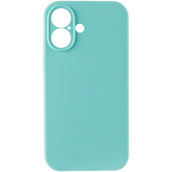 Чохол Silk Full Camera Protective (AA) NO LOGO для Apple iPhone 16 Plus (6.7") Бірюзовий / Marine Green | Зображення 1