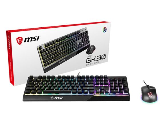 Комплект клавиатура и мышь MSI Vigor GK30 COMBO UA USB S11-04UA212-CLA | Зображення 4