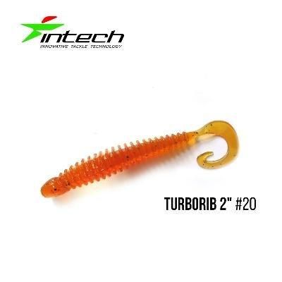 Силиконовая приманка, Съедобный силикон Intech Интеч Turborib 2"12 шт #25