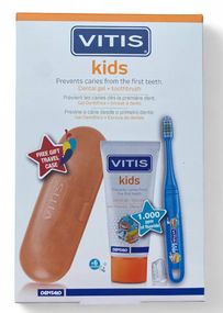 Набір для дітей у пластиковому пеналі VITIS Kids  (зубна щітка + зубна паста)