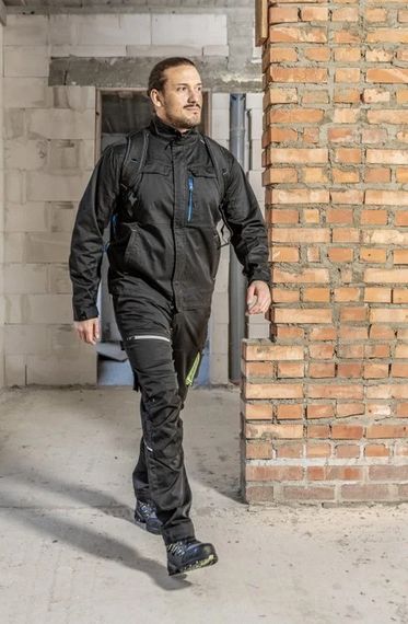 Куртка робоча Hoegert REETZ HT5K823-XL 58% бавовна, 40% поліестер, 2% еластан чорна, XL (54) | Зображення 9