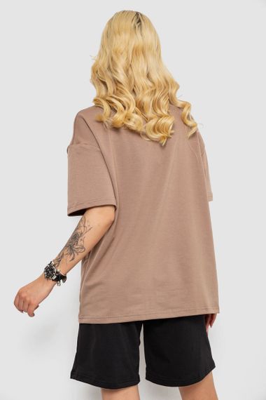 Костюм женский повседневный, цвет светло-коричневый, 241R5004-1 | Зображення 3
