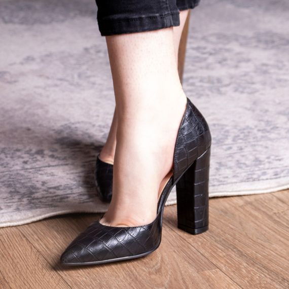 Туфли женские Fashion Soy 2464 37 размер 24 см Черный | Зображення 2