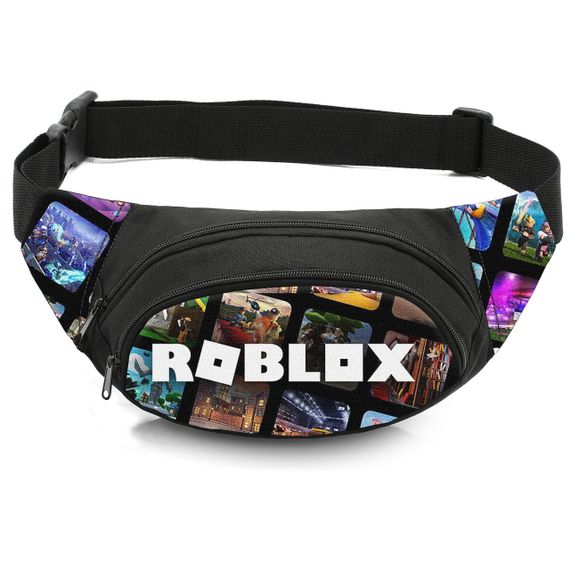 Сумка-бананка детская с принтом Roblox поясная сумка для мальчика (4422)