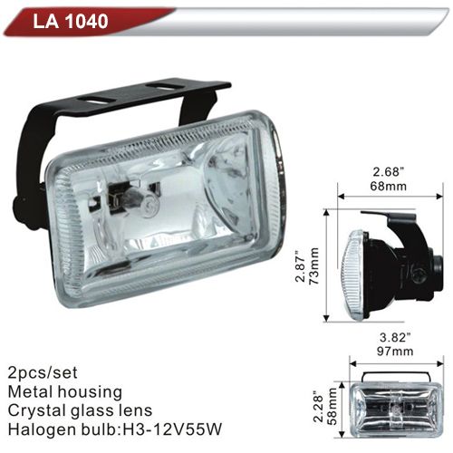 Фара додаткова DLAA 1040-W/H3-12V-55W/97*58мм