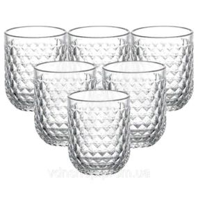 Набір склянок 6 шт по 250 мл Прозорий HP-19-105