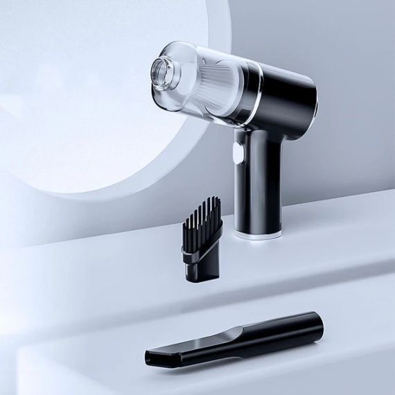 Міні пилосос для чищення автомобіля, Ручний пилосос в машину   знижка | Зображення 1