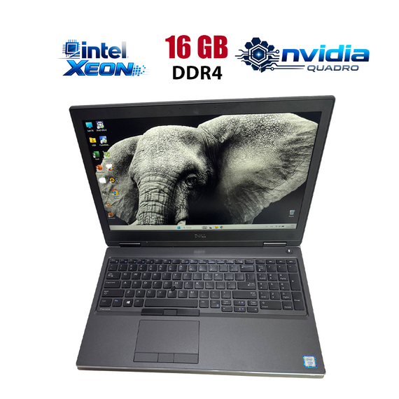 Мобильная рабочая станция Dell Precision 7540 / 15.6" (1920x1080) IPS / Intel Xeon E-2276M (6 (12) ядер по 2.8 - 4.7 GHz) / 16 GB DDR4 / 256 GB SSD / nVidia Quadro T1000, 4 GB GDDR5, 128-bit / WebCam б/в