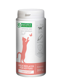Замінник молока для кошенят Nature's Protection Kitty-milk, 200 г