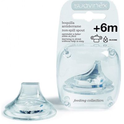 Соска Suavinex силиконовая с носиком, 4 мес. (300843) | Зображення 1