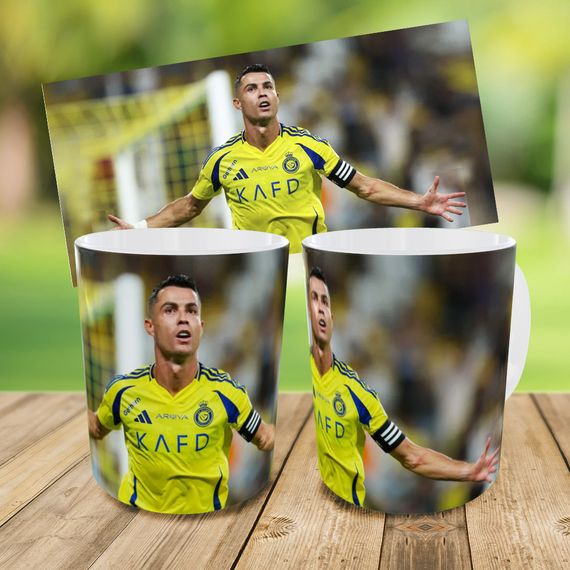 Набір дитячий Футбол Кріштіану Роналду рюкзак 36х27см сумка-бананка, кружка з принтом для хлопчика (01611) | Зображення 8