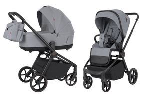 Коляска універсальна CRL-8510 "Epica" Silver Grey 2в1 CARRELLO
