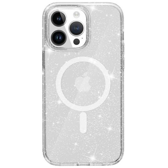 Чохол TPU Galaxy Sparkle (MagFit) для Apple iPhone 14 Pro (6.1") | Зображення 3