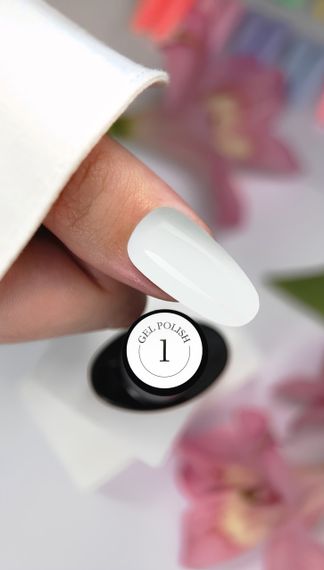 Гель-лак Crooz 01 (білий) 8мл | Зображення 5