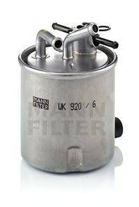 Фільтр паливний (вир-во MANN) MANN-FILTER WK9206 на NISSAN FRONTIER / NP300 (D40)