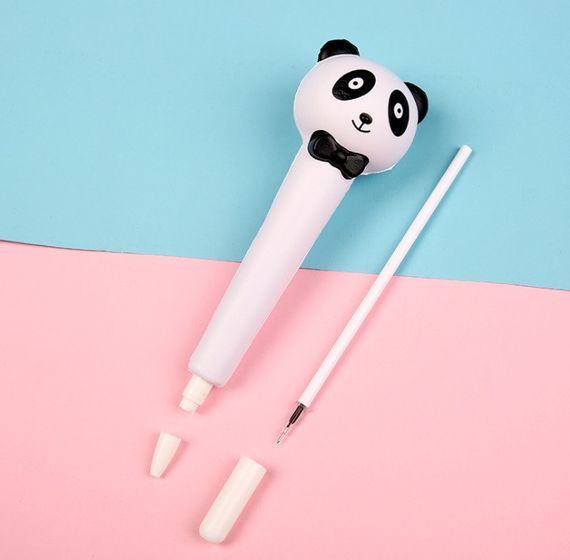 Набір ручок масляних Bookopt 0.7 мм BP5029 Squishy Panda (2шт) | Зображення 2