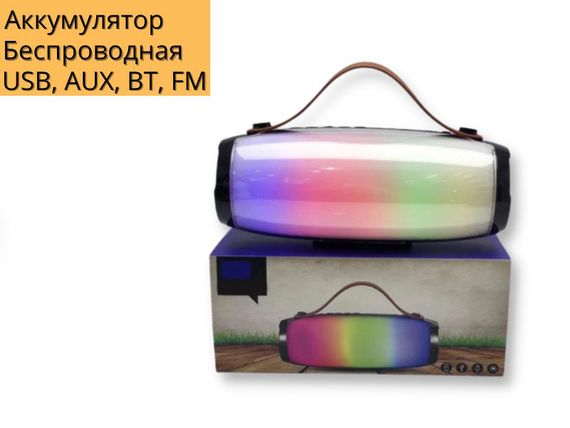 Портативна колонка XPRO AK205 10Вт USB, AUX, FM, Bluetooth чорна (AK205) | Зображення 1