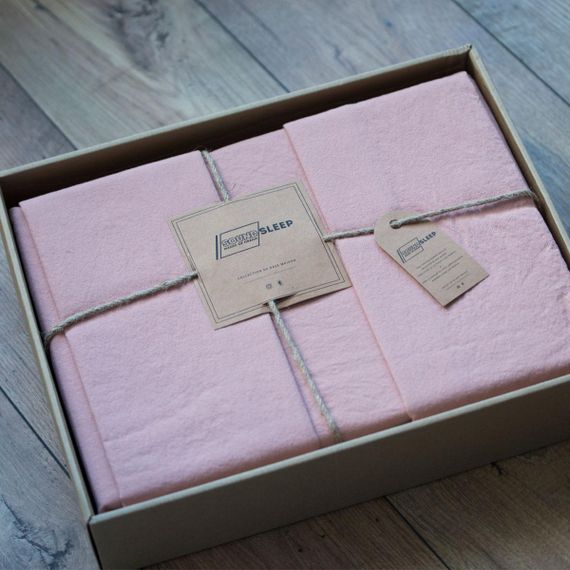 Комплект постільної білизни SoundSleep Stonewash Adriatic Pastel Pink євро рожевий (92370838) | Зображення 3