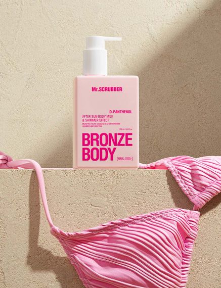 Молочко після засмаги Mr. SCRUBBER Bronze Body After sun body milk & Shimmer effect (250 ml) | Зображення 1