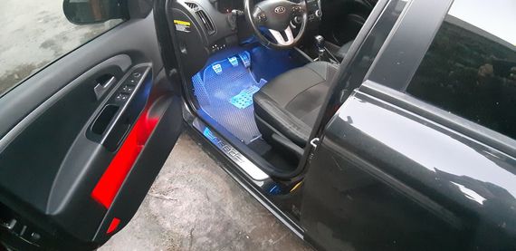 Накладки на пороги OmsaLine (4 шт., нерж.) для Kia Ceed 2007-2012 рр | Зображення 5
